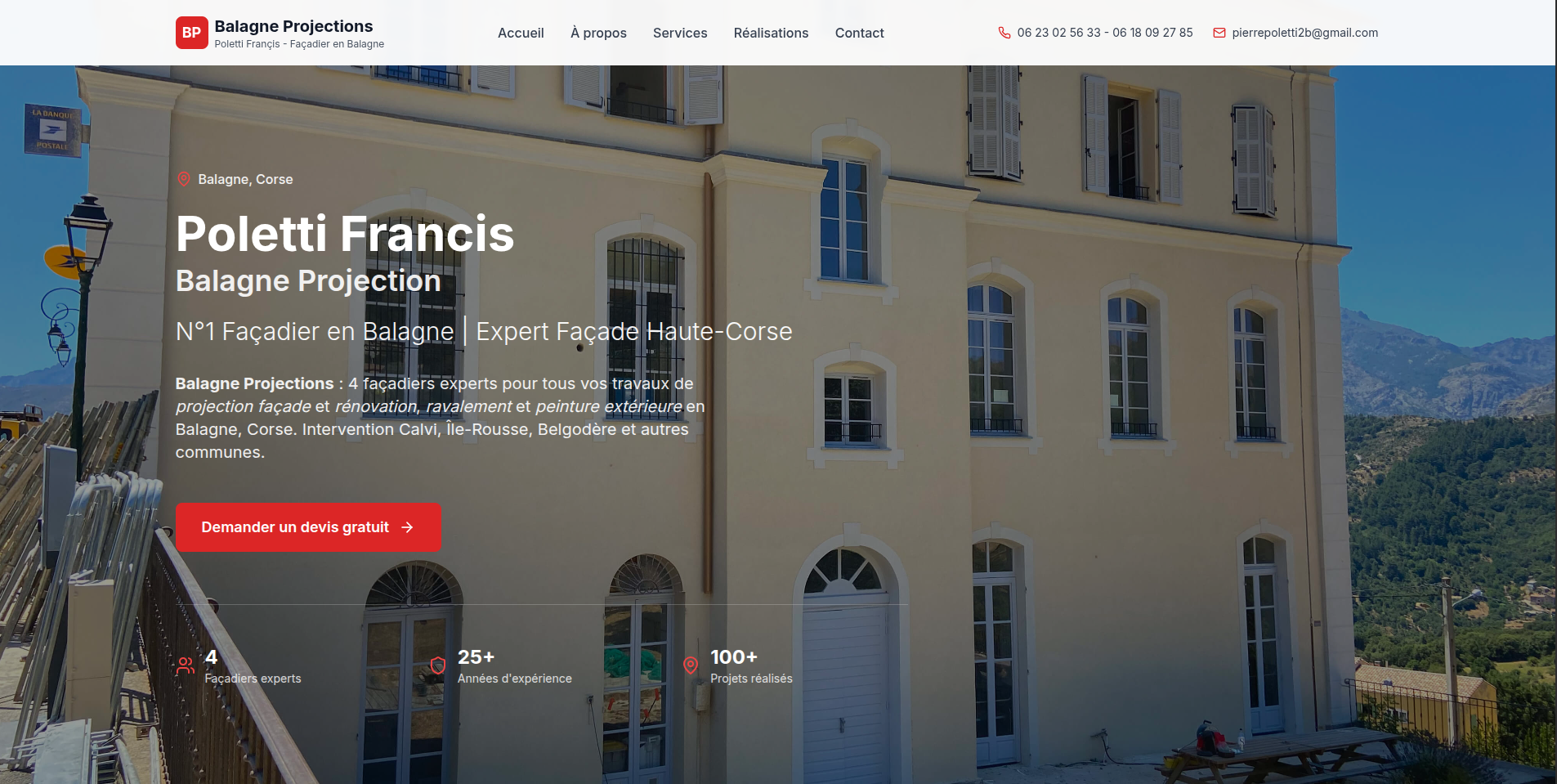 Site Vitrine BTP