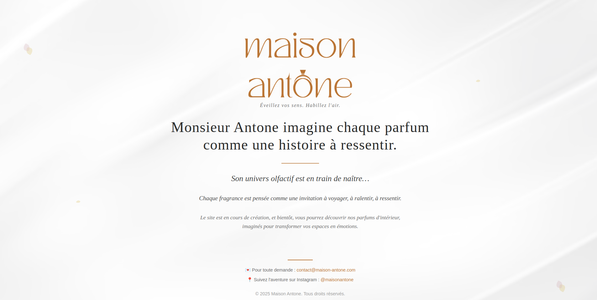 Site Vitrine Parfumerie